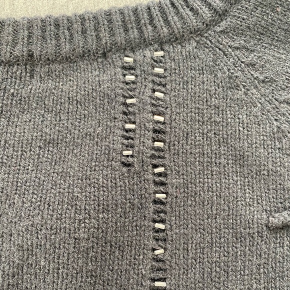 Vintage Dior Homme AW05 Beaded Wool Sweater - Picture 9 of 9